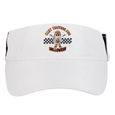 Just Waiting For Halloween Funny Ghost Ghoul Adult Drive Performance Visor