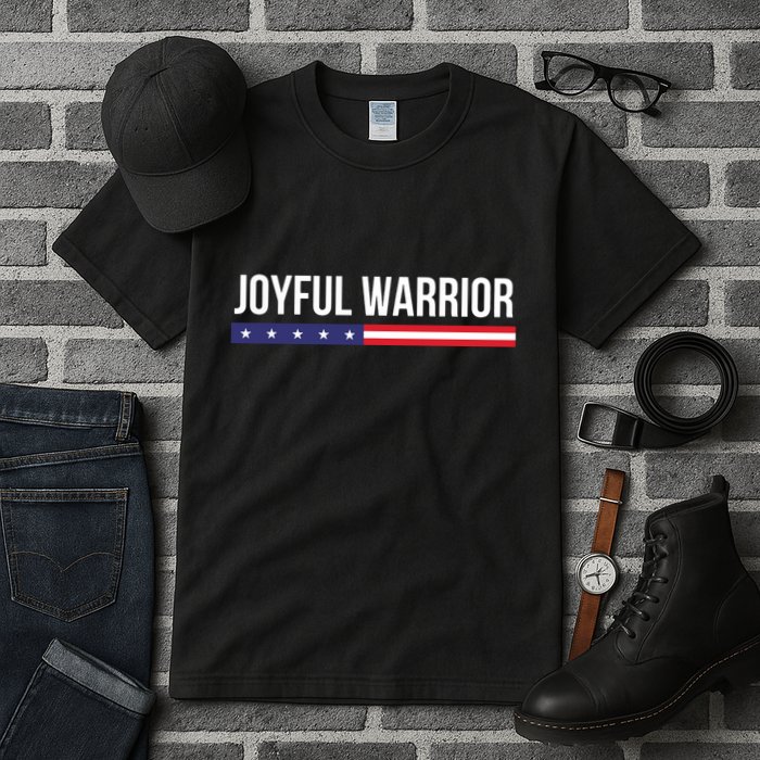 Joyful Warrior Funny Retro Inspired Quote Saying Gifts Tall T-Shirt