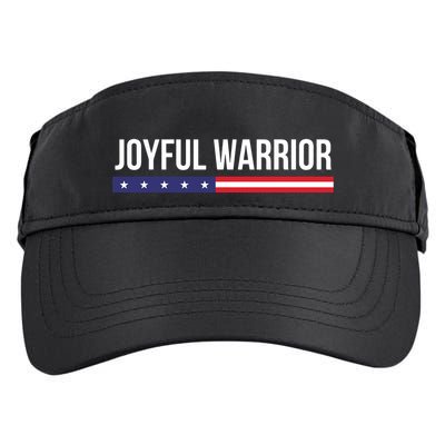 Joyful Warrior Funny Retro Inspired Quote Saying Gifts Adult Drive Performance Visor