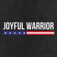 Joyful Warrior Funny Retro Inspired Quote Saying Gifts 11oz C Handle Ceramic Mug