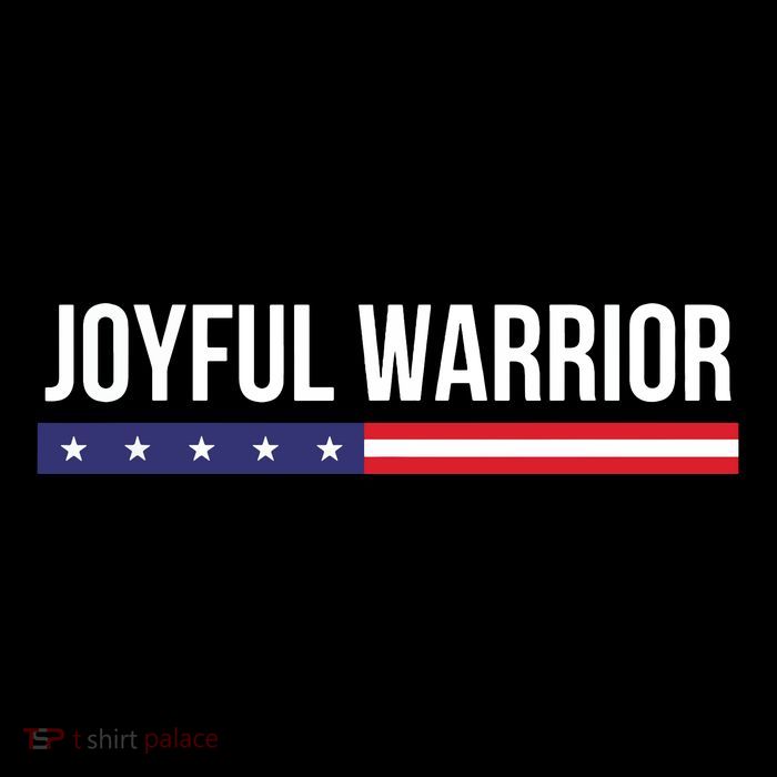 Joyful Warrior Funny Retro Inspired Quote Saying Gifts Kids T-Shirt