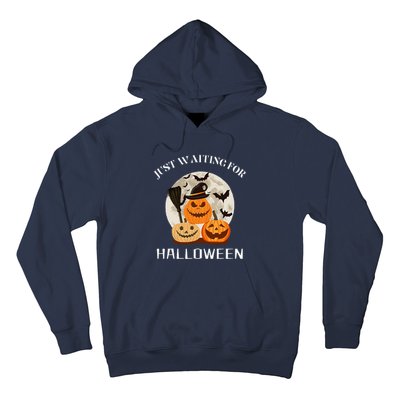 Just Waiting For Halloween Pumpkins Hoodie