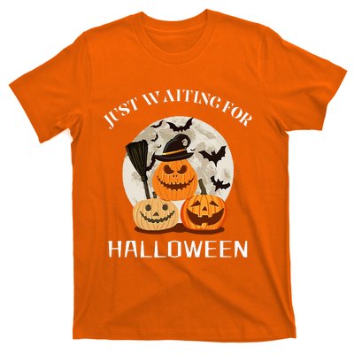 Just Waiting For Halloween Pumpkins T-Shirt