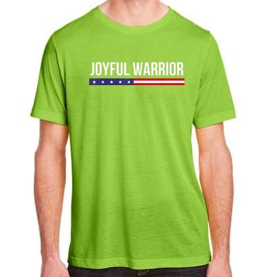 Joyful Warrior Funny Retro Inspired Quote Saying Gifts Adult ChromaSoft Performance T-Shirt