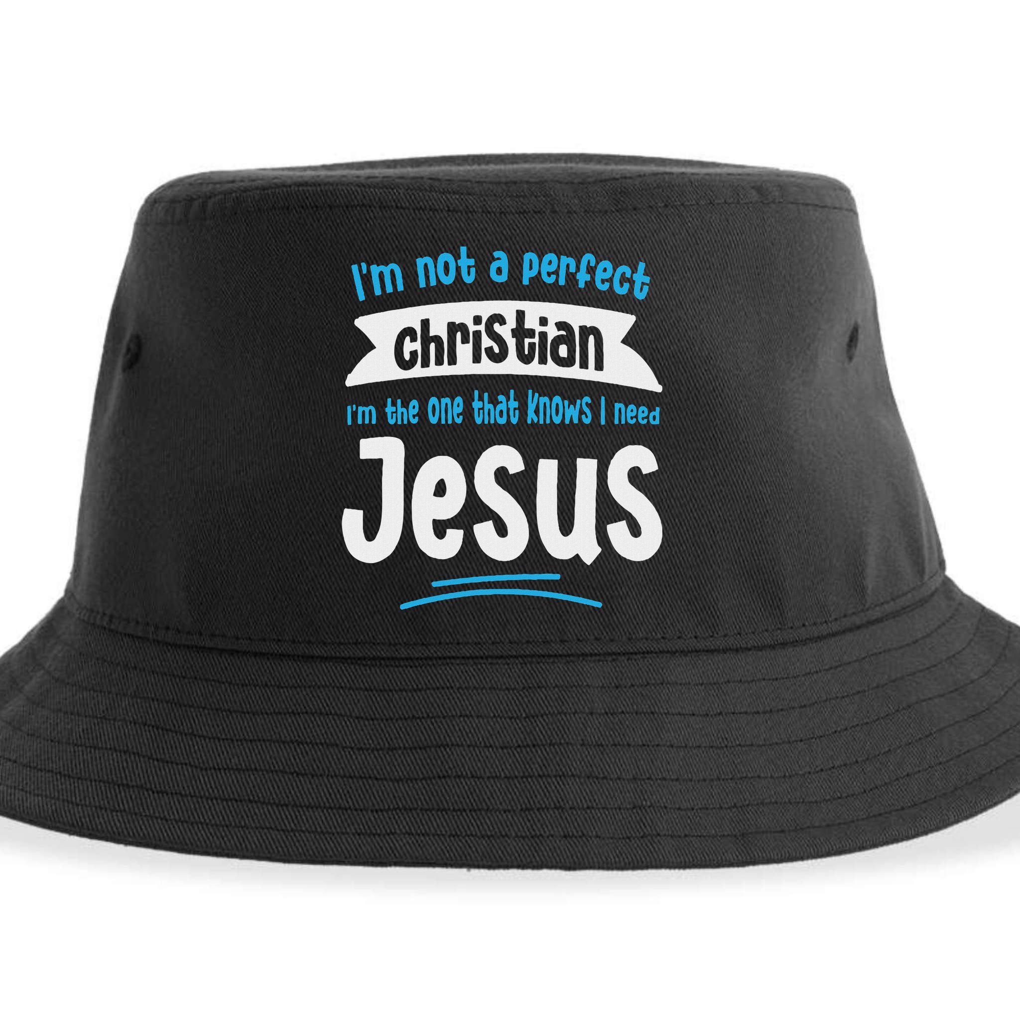 Jesus Women Fun Christian Bible Faith Jesus Sustainable Bucket Hat