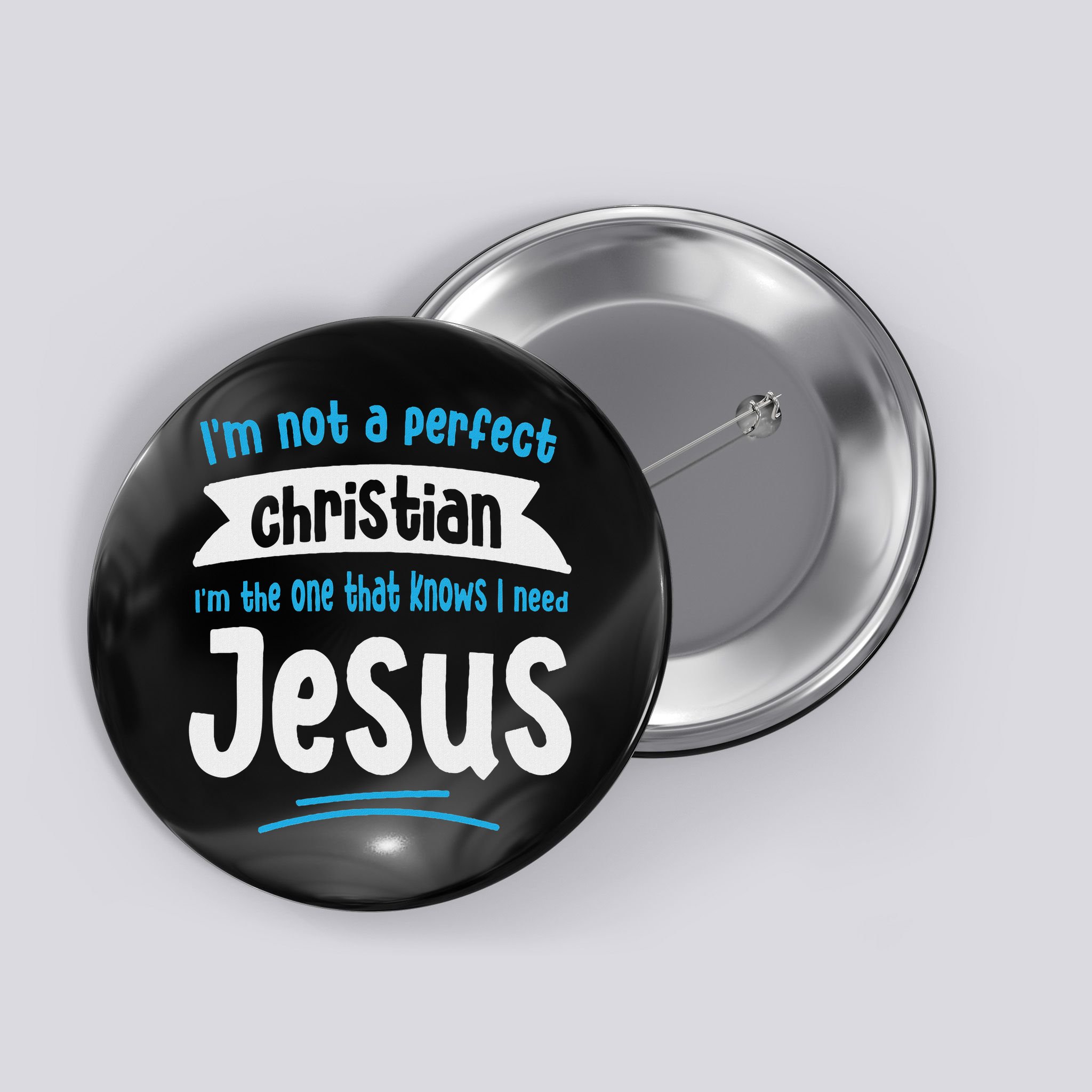 Jesus Women Fun Christian Bible Faith Jesus Button