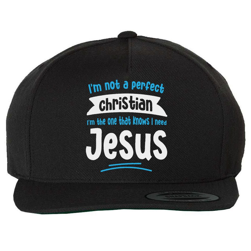 Jesus Women Fun Christian Bible Faith Jesus Wool Snapback Cap