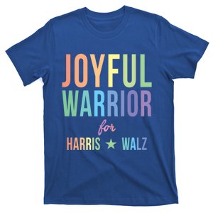 Joyful Warrior For Kamala Harris Tim Walz 2024 Gift T-Shirt