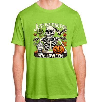 Just Waiting For Halloween Skeleton Summerween Adult ChromaSoft Performance T-Shirt