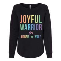 Joyful Warrior For Kamala Harris Tim Walz 2024 Womens California Wash Sweatshirt