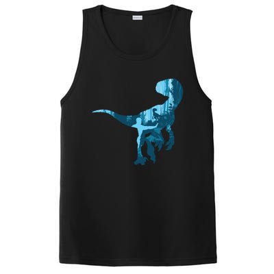 Jurassic World Fallen Kingdom: Blue Dinosaur Tee PosiCharge Competitor Tank