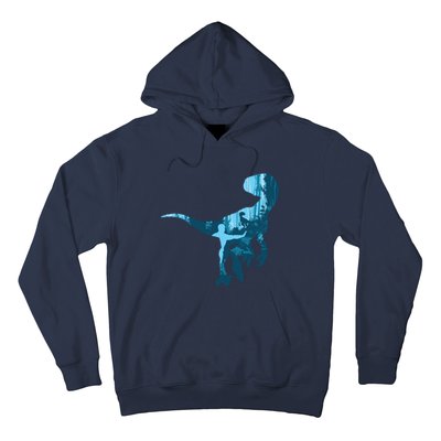 Jurassic World Fallen Kingdom: Blue Dinosaur Tee Hoodie