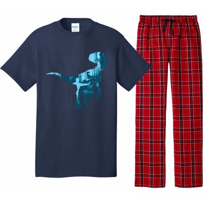 Jurassic World Fallen Kingdom: Blue Dinosaur Tee Pajama Set