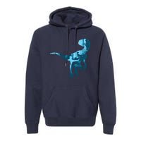 Jurassic World Fallen Kingdom: Blue Dinosaur Tee Premium Hoodie