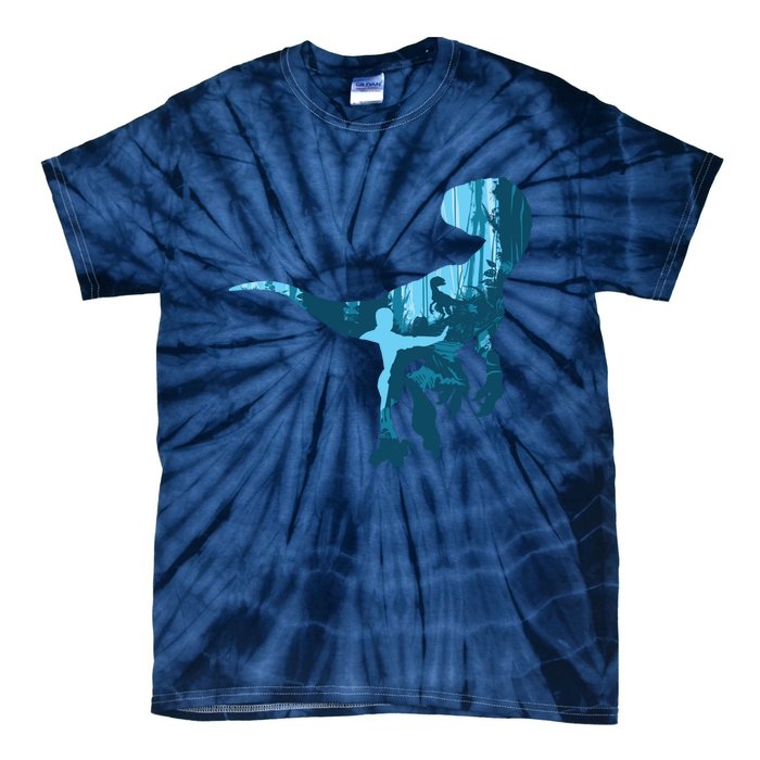 Jurassic World Fallen Kingdom: Blue Dinosaur Tee Tie-Dye T-Shirt