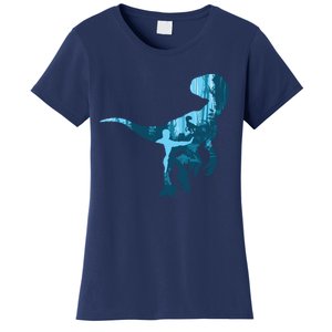 Jurassic World Fallen Kingdom: Blue Dinosaur Tee Women's T-Shirt