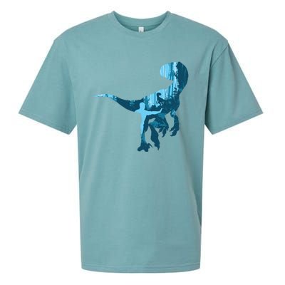 Jurassic World Fallen Kingdom: Blue Dinosaur Tee Sueded Cloud Jersey T-Shirt