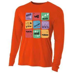 Jesus Will Guide You Through Lifes Twists And Turns VBS Crew Cooling Performance Long Sleeve Crew