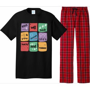 Jesus Will Guide You Through Lifes Twists And Turns VBS Crew Pajama Set