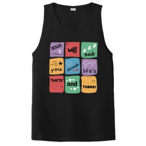 Jesus Will Guide You Through Lifes Twists And Turns VBS Crew PosiCharge Competitor Tank