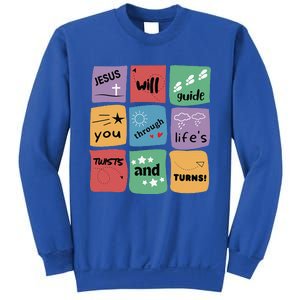 Jesus Will Guide You Through Lifes Twists And Turns VBS Crew Sweatshirt