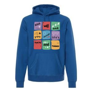 Jesus Will Guide You Through Lifes Twists And Turns VBS Crew Premium Hoodie