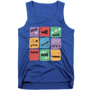 Jesus Will Guide You Through Lifes Twists And Turns VBS Crew Tank Top