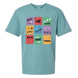 Jesus Will Guide You Through Lifes Twists And Turns VBS Crew Sueded Cloud Jersey T-Shirt