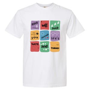 Jesus Will Guide You Through Lifes Twists And Turns VBS Crew Garment-Dyed Heavyweight T-Shirt