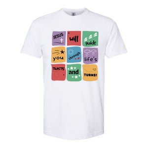 Jesus Will Guide You Through Lifes Twists And Turns VBS Crew Softstyle CVC T-Shirt