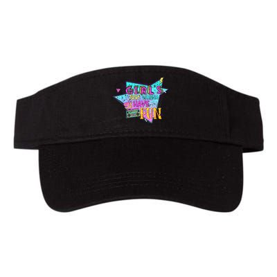 Just Wanna Have Fun Nostalgia 1990s Valucap Bio-Washed Visor