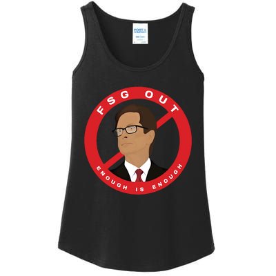 John W Henry Fsg Out Enough Is Enough Ladies Essential Tank