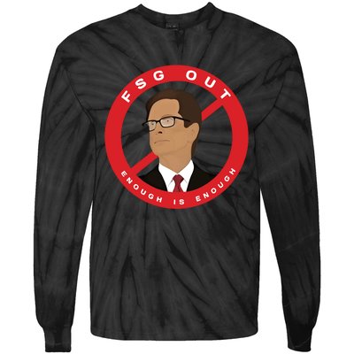 John W Henry Fsg Out Enough Is Enough Tie-Dye Long Sleeve Shirt