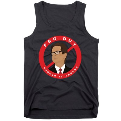 John W Henry Fsg Out Enough Is Enough Tank Top