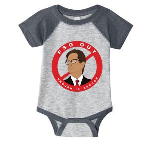 John W Henry Fsg Out Enough Is Enough Infant Baby Jersey Bodysuit