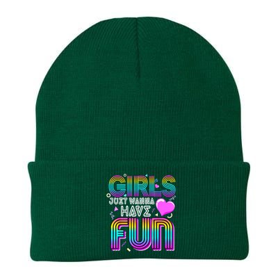 Just Wanna Have Fun Awesome 70s 80s 90s 1980s Knit Cap Winter Beanie