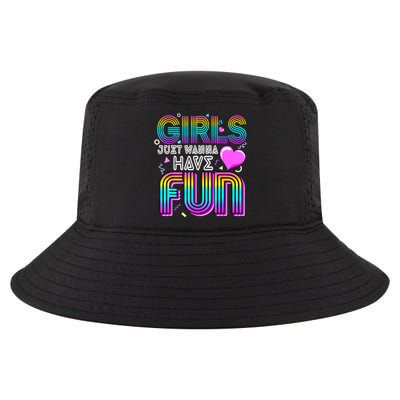 Just Wanna Have Fun Awesome 70s 80s 90s 1980s Cool Comfort Performance Bucket Hat