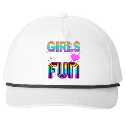 Just Wanna Have Fun Awesome 70s 80s 90s 1980s Snapback Five-Panel Rope Hat