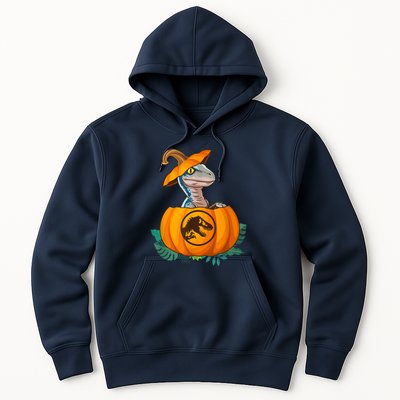 Jurassic World Halloween Dinosaur Pumpkin Logo Hoodie