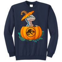 Jurassic World Halloween Dinosaur Pumpkin Logo Sweatshirt