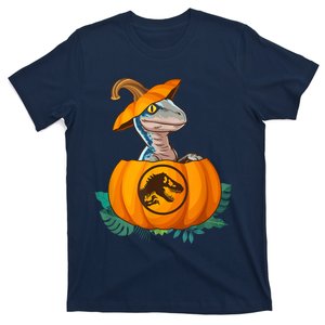 Jurassic World Halloween Dinosaur Pumpkin Logo T-Shirt