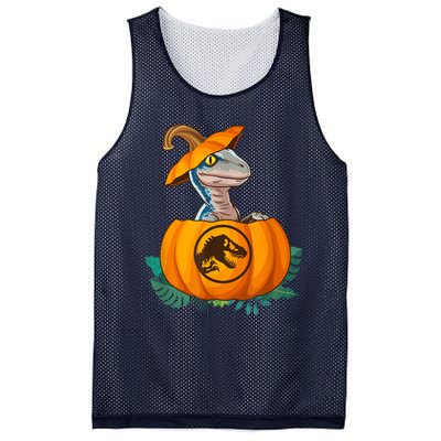 Jurassic World Halloween Dinosaur Pumpkin Logo Mesh Reversible Basketball Jersey Tank