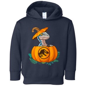 Jurassic World Halloween Dinosaur Pumpkin Logo Toddler Hoodie