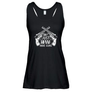 Just Wanna Have Guns Ladies Essential Flowy Tank