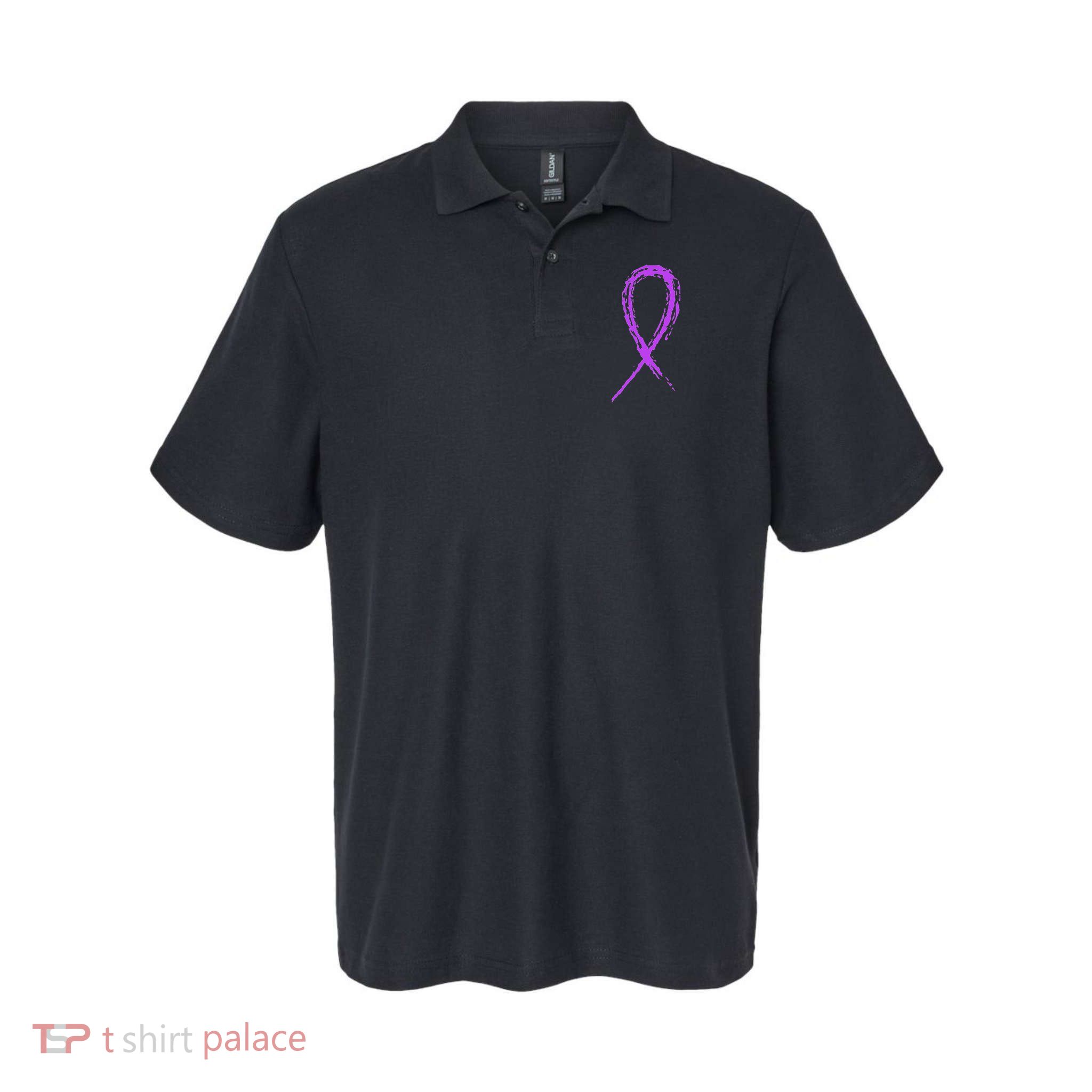 Just Wait In The Truck Domestic Violence Awareness Polo