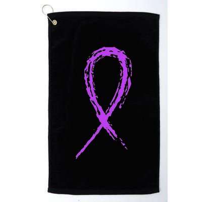 Just Wait In The Truck Domestic Violence Awareness Golf Towel