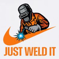 Just Weld It Welder Lover Welder Tradesperson Job Lover T-Shirt