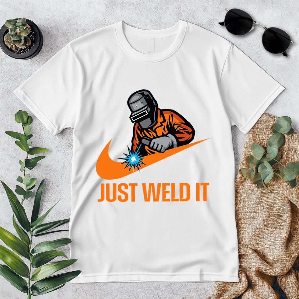 Just Weld It Welder Lover Welder Tradesperson Job Lover Premium T-Shirt