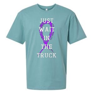 Just Wait In The Truck Sueded Cloud Jersey T-Shirt