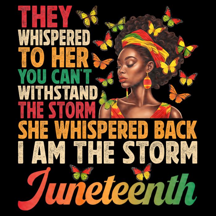 Juneteenth Women I Am The Storm Black Freedom 1865 Impact Tech Backpack